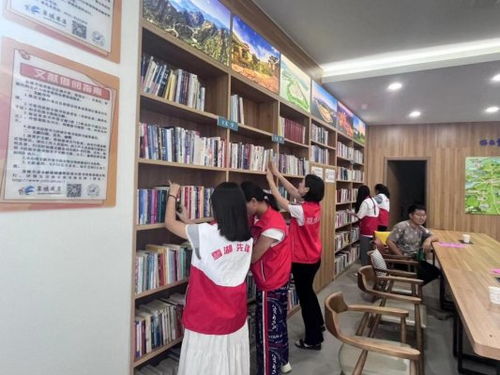 济南市莱芜区雪野街道开展 携手共创书香环境 图书整理活动